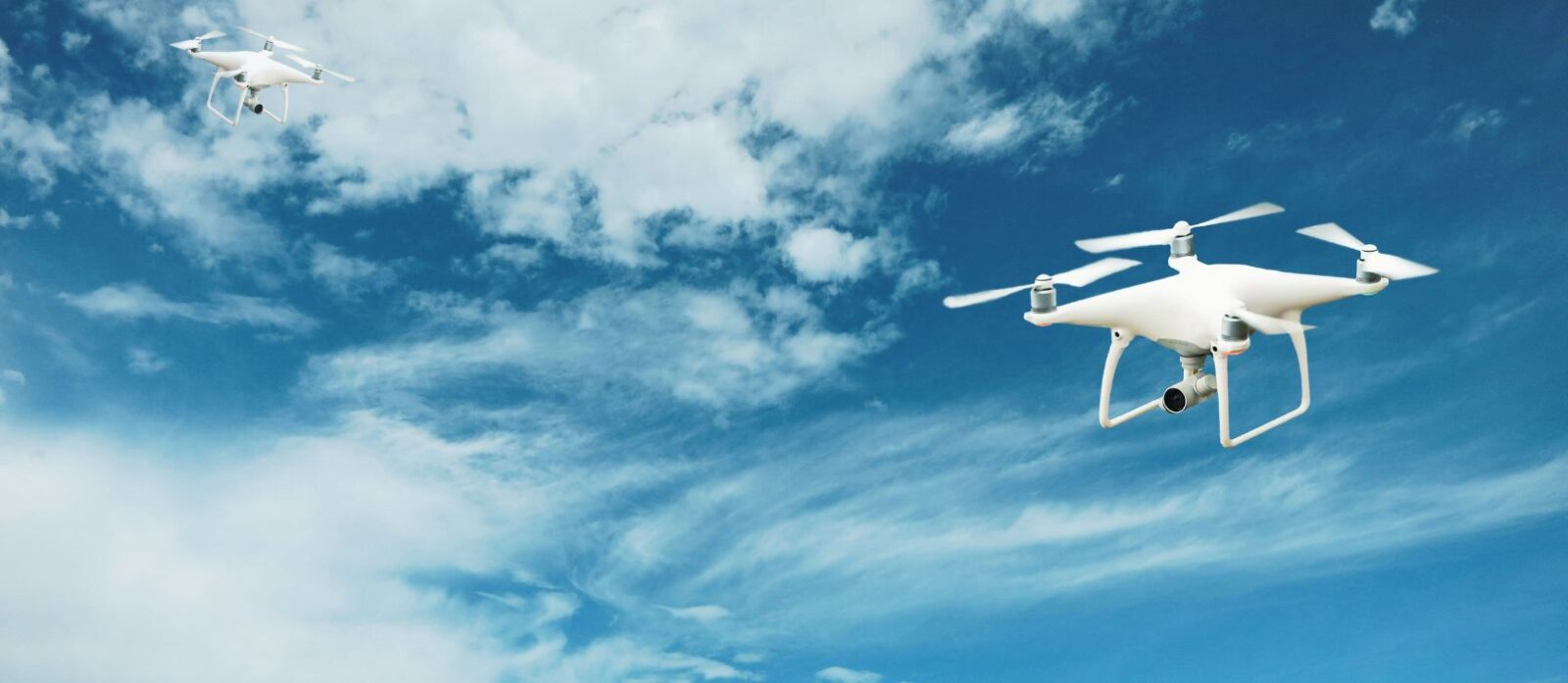 drones in the skies