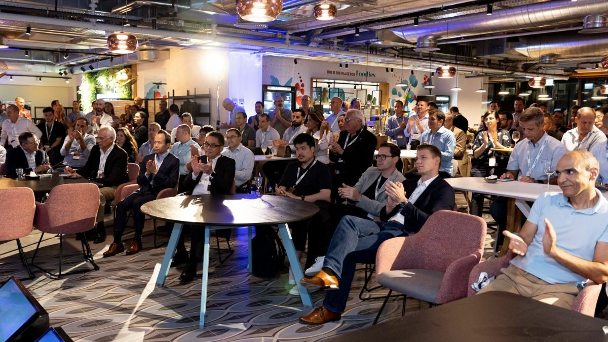 The crowd at the ecosystem event