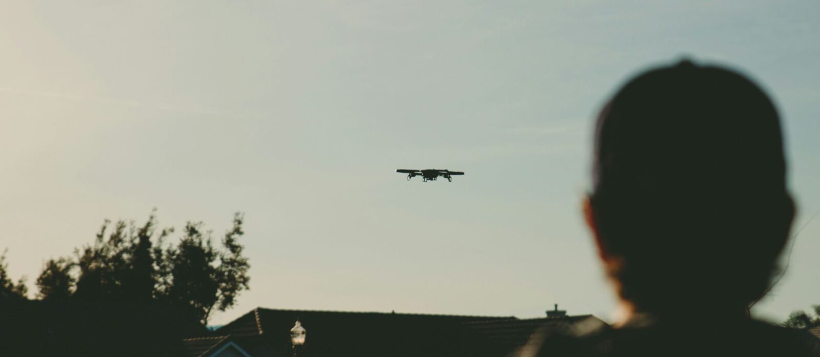 man with drone