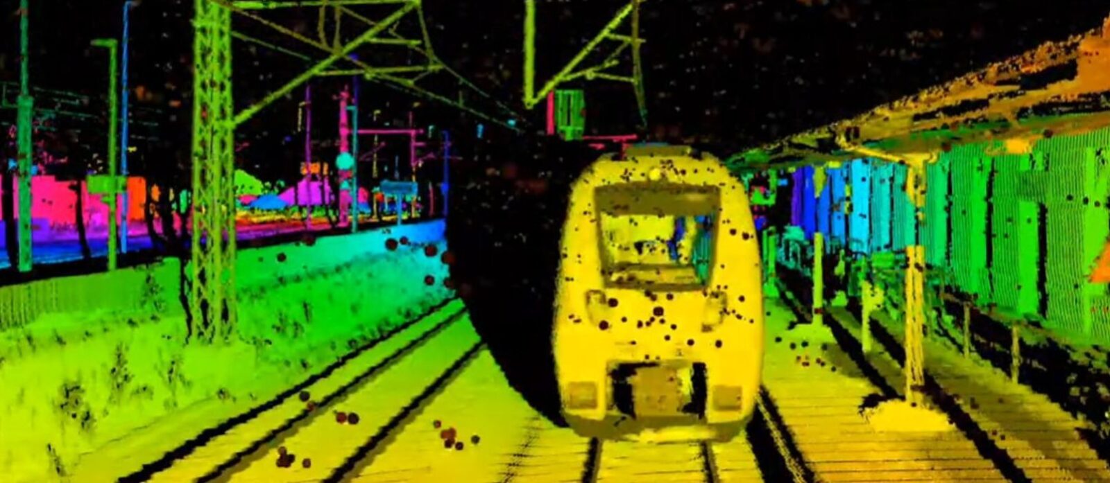 Munich rail in the snow