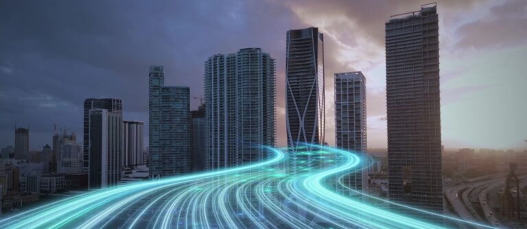 buildings in a smart city